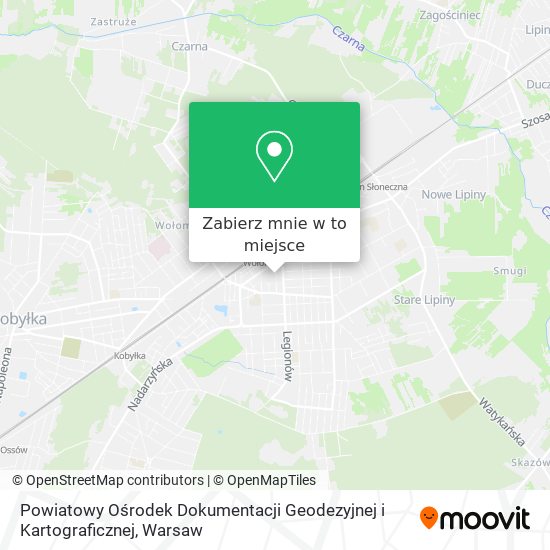 Mapa Powiatowy Ośrodek Dokumentacji Geodezyjnej i Kartograficznej