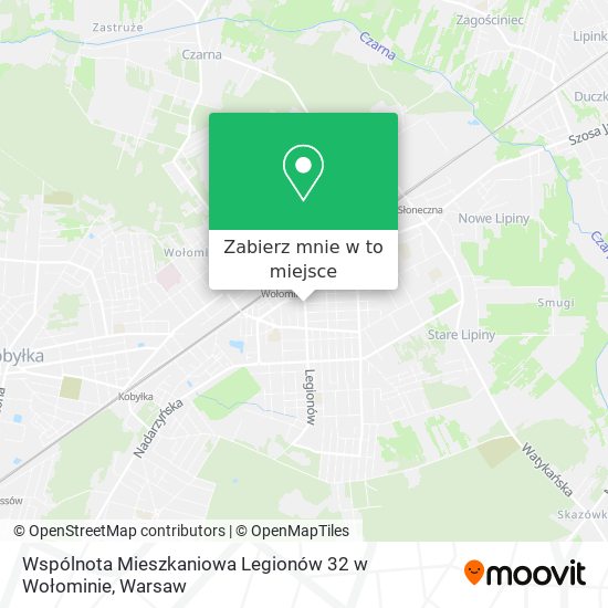 Mapa Wspólnota Mieszkaniowa Legionów 32 w Wołominie