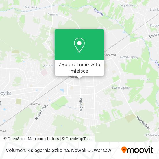 Mapa Volumen. Księgarnia Szkolna. Nowak D.