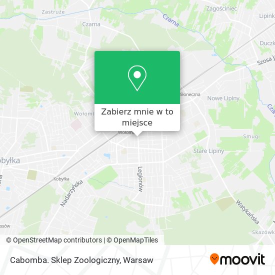 Mapa Cabomba. Sklep Zoologiczny