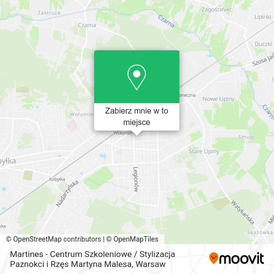 Mapa Martines - Centrum Szkoleniowe / Stylizacja Paznokci i Rzęs Martyna Malesa