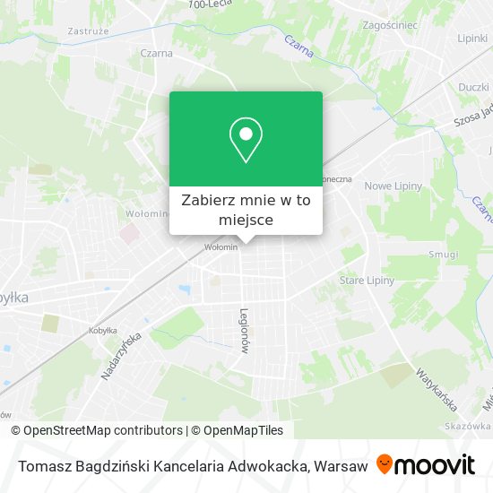 Mapa Tomasz Bagdziński Kancelaria Adwokacka