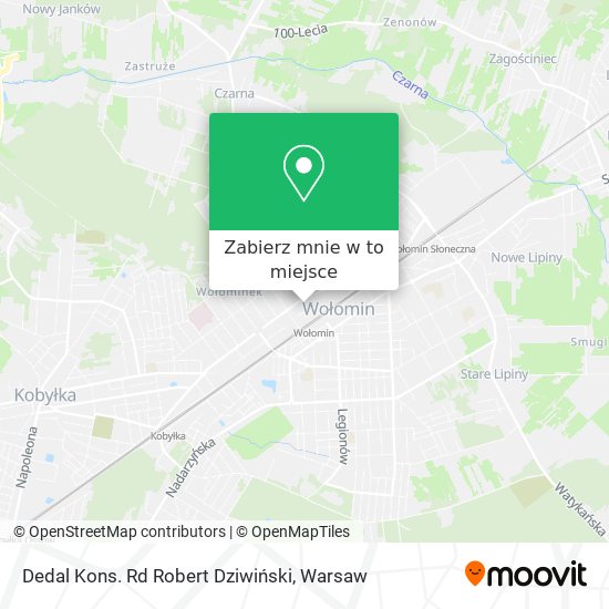 Mapa Dedal Kons. Rd Robert Dziwiński