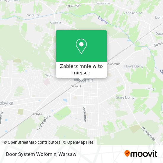 Mapa Door System Wołomin