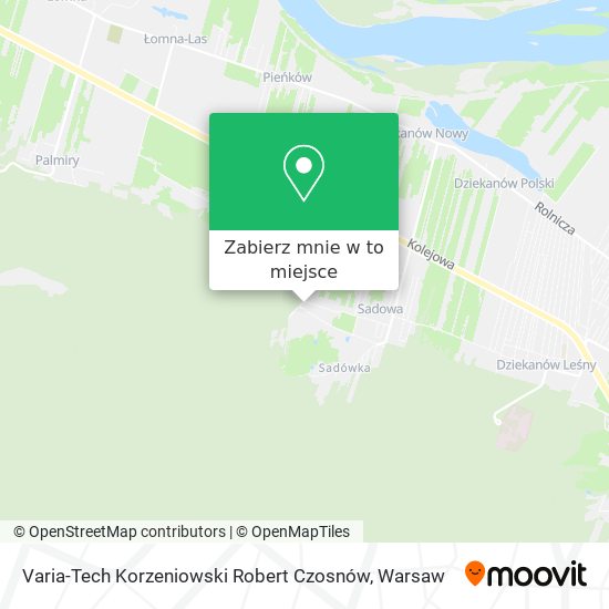 Mapa Varia-Tech Korzeniowski Robert Czosnów