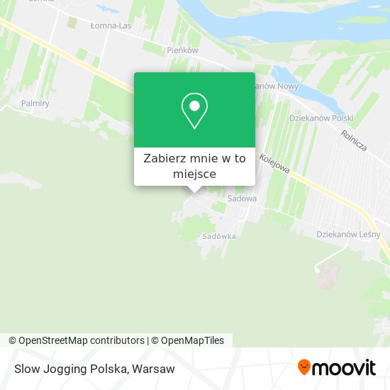 Mapa Slow Jogging Polska