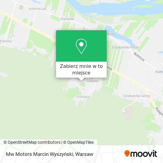 Mapa Mw Motors Marcin Wyszyński