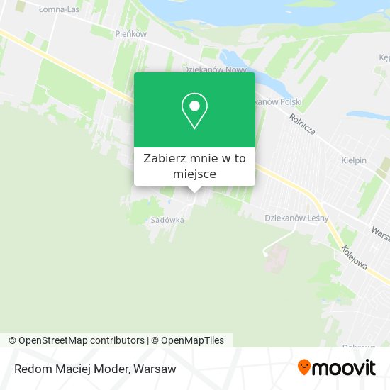 Mapa Redom Maciej Moder