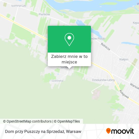 Mapa Dom przy Puszczy na Sprzedaż