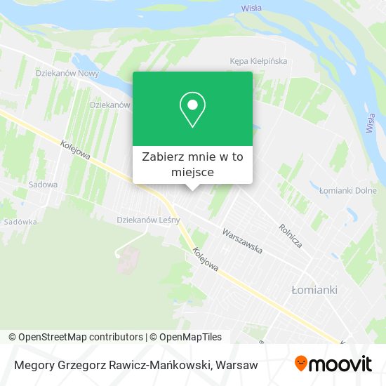 Mapa Megory Grzegorz Rawicz-Mańkowski