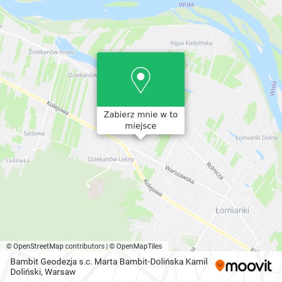 Mapa Bambit Geodezja s.c. Marta Bambit-Dolińska Kamil Doliński