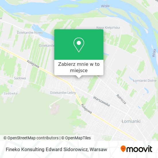 Mapa Fineko Konsulting Edward Sidorowicz