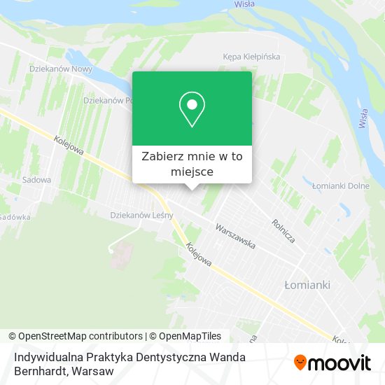 Mapa Indywidualna Praktyka Dentystyczna Wanda Bernhardt