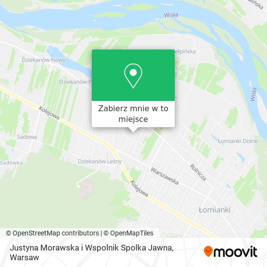 Mapa Justyna Morawska i Wspolnik Spolka Jawna