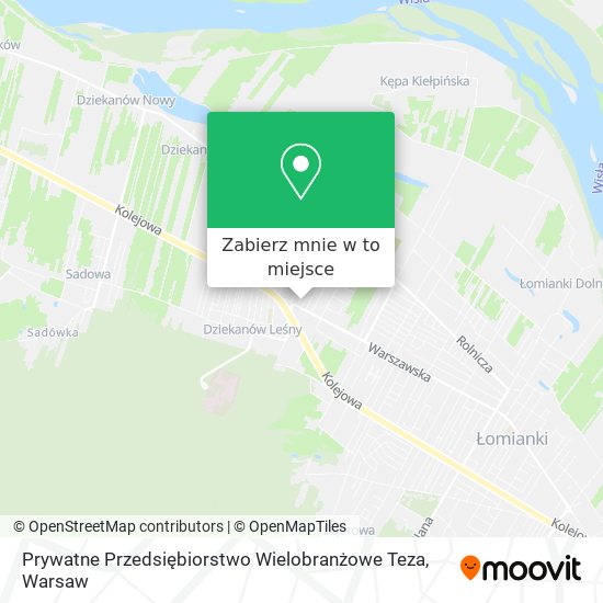 Mapa Prywatne Przedsiębiorstwo Wielobranżowe Teza