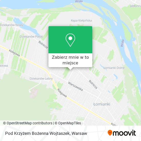 Mapa Pod Krzyżem Bożenna Wojtaszek