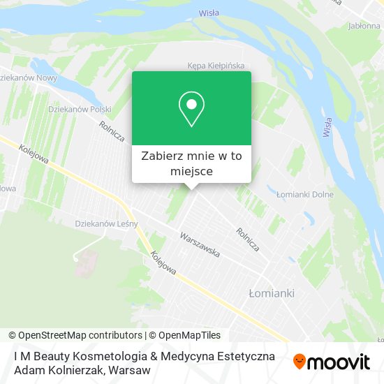 Mapa I M Beauty Kosmetologia & Medycyna Estetyczna Adam Kolnierzak