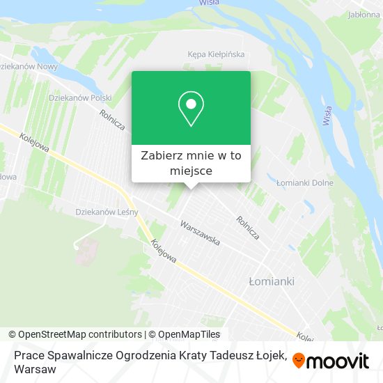 Mapa Prace Spawalnicze Ogrodzenia Kraty Tadeusz Łojek