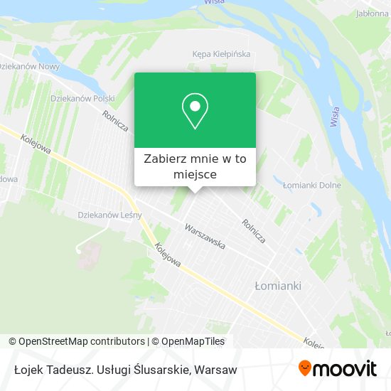 Mapa Łojek Tadeusz. Usługi Ślusarskie