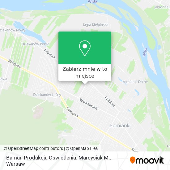 Mapa Bamar. Produkcja Oświetlenia. Marcysiak M.