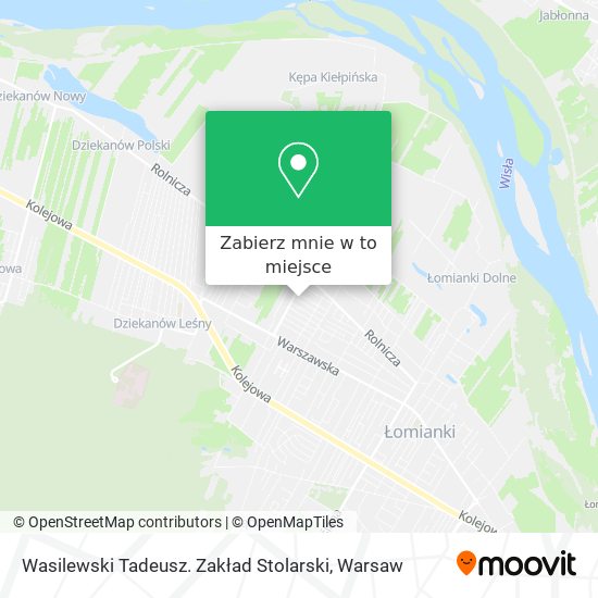 Mapa Wasilewski Tadeusz. Zakład Stolarski