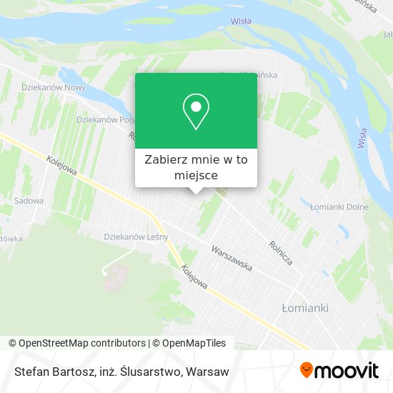 Mapa Stefan Bartosz, inż. Ślusarstwo