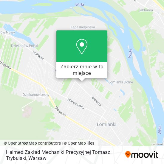 Mapa Halmed Zakład Mechaniki Precyzyjnej Tomasz Trybulski