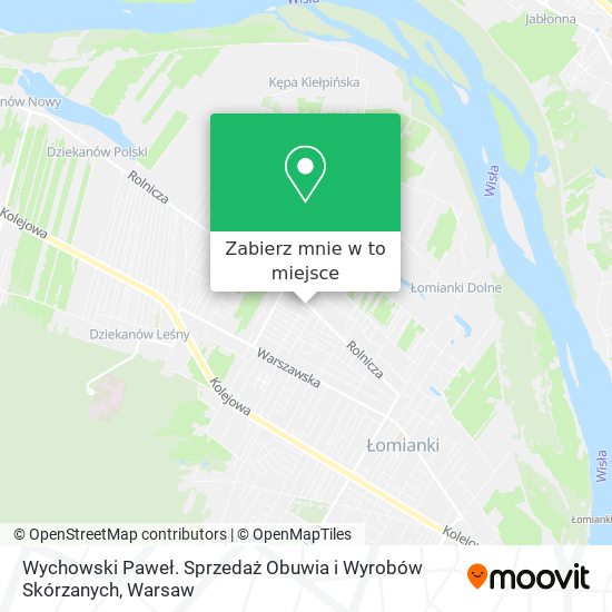 Mapa Wychowski Paweł. Sprzedaż Obuwia i Wyrobów Skórzanych