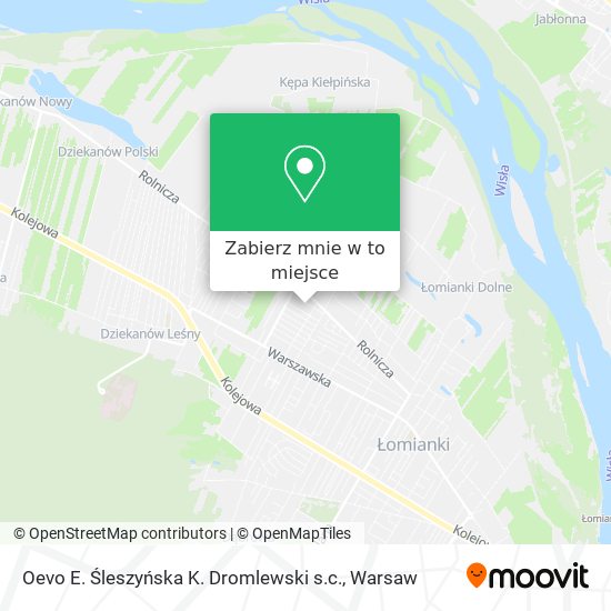 Mapa Oevo E. Śleszyńska K. Dromlewski s.c.