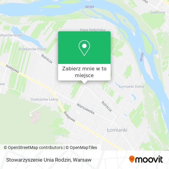 Mapa Stowarzyszenie Unia Rodzin