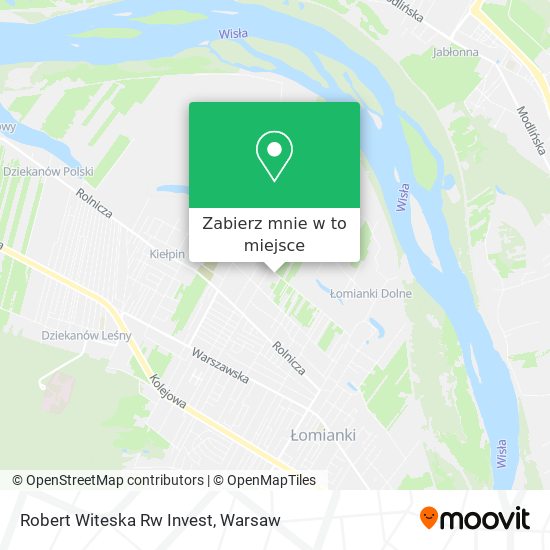 Mapa Robert Witeska Rw Invest