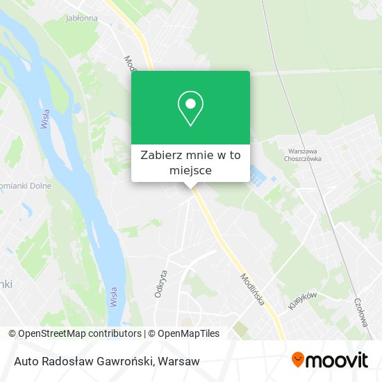 Mapa Auto Radosław Gawroński