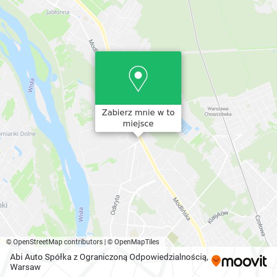 Mapa Abi Auto Spółka z Ograniczoną Odpowiedzialnością