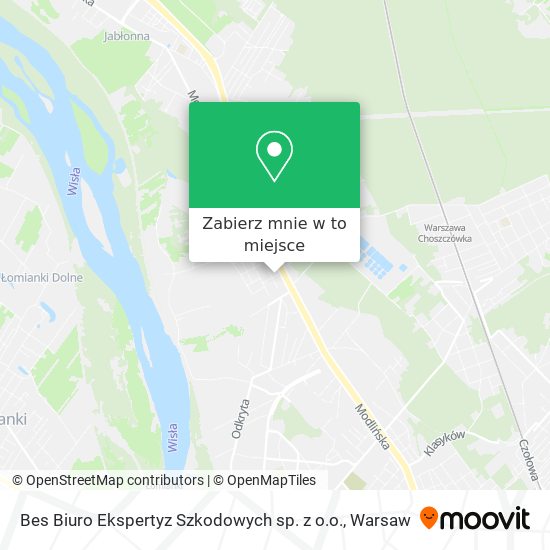 Mapa Bes Biuro Ekspertyz Szkodowych sp. z o.o.