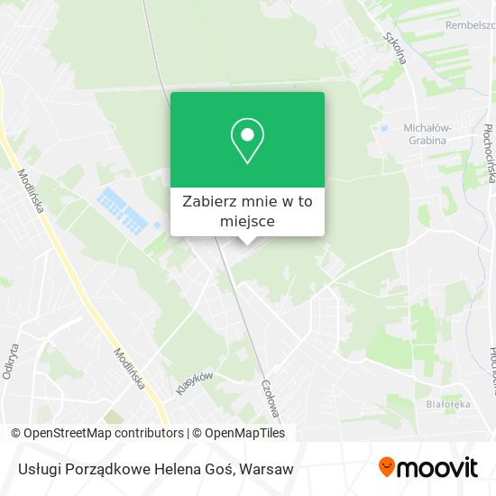 Mapa Usługi Porządkowe Helena Goś