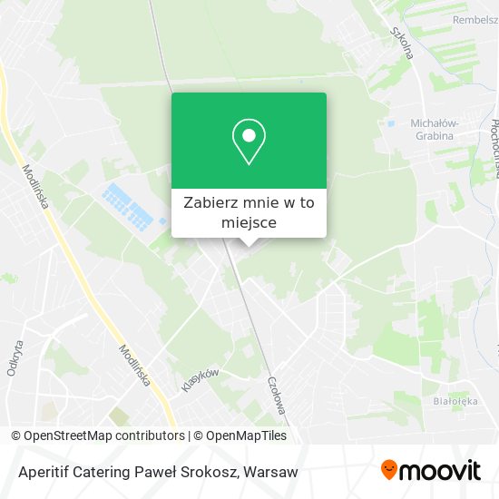 Mapa Aperitif Catering Paweł Srokosz