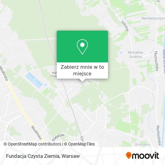 Mapa Fundacja Czysta Ziemia