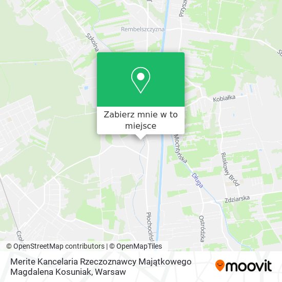 Mapa Merite Kancelaria Rzeczoznawcy Majątkowego Magdalena Kosuniak