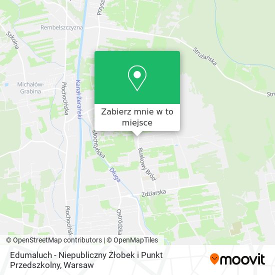 Mapa Edumaluch - Niepubliczny Żłobek i Punkt Przedszkolny