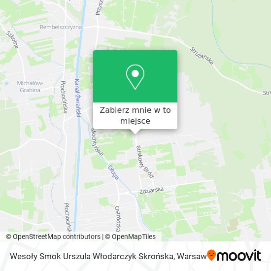 Mapa Wesoły Smok Urszula Włodarczyk Skrońska