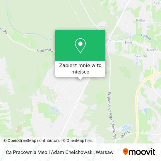 Mapa Ca Pracownia Mebli Adam Chełchowski