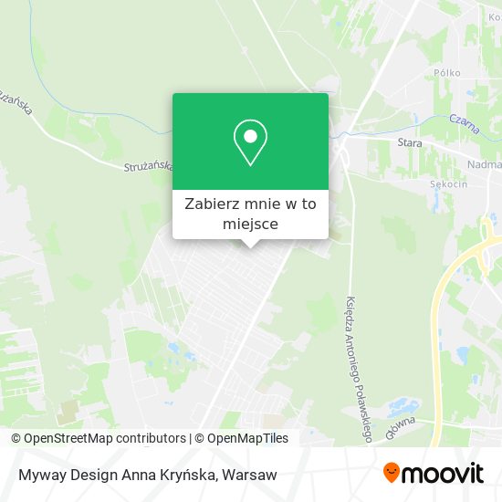 Mapa Myway Design Anna Kryńska