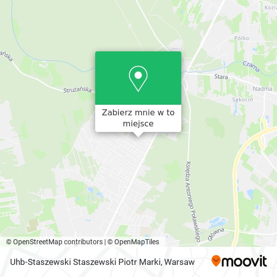 Mapa Uhb-Staszewski Staszewski Piotr Marki