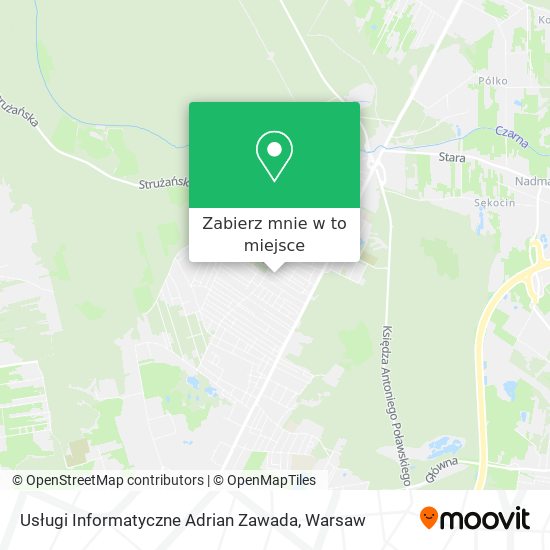 Mapa Usługi Informatyczne Adrian Zawada