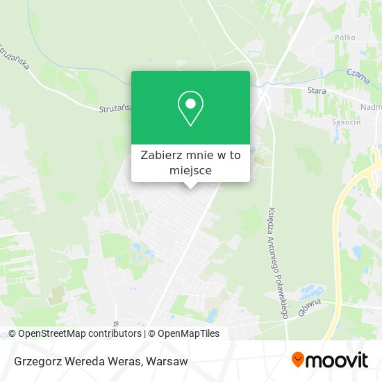 Mapa Grzegorz Wereda Weras