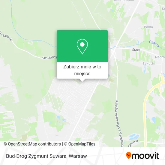 Mapa Bud-Drog Zygmunt Suwara