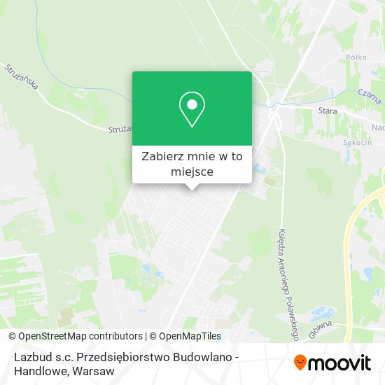 Mapa Lazbud s.c. Przedsiębiorstwo Budowlano - Handlowe