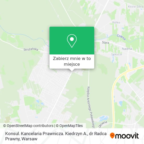 Mapa Konsul. Kancelaria Prawnicza. Kiedrzyn A., dr Radca Prawny