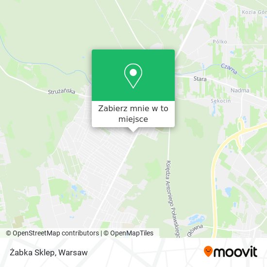 Mapa Żabka Sklep