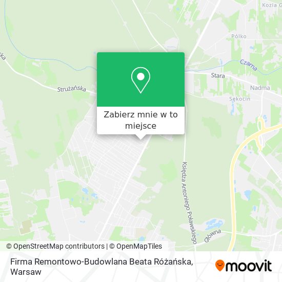 Mapa Firma Remontowo-Budowlana Beata Różańska